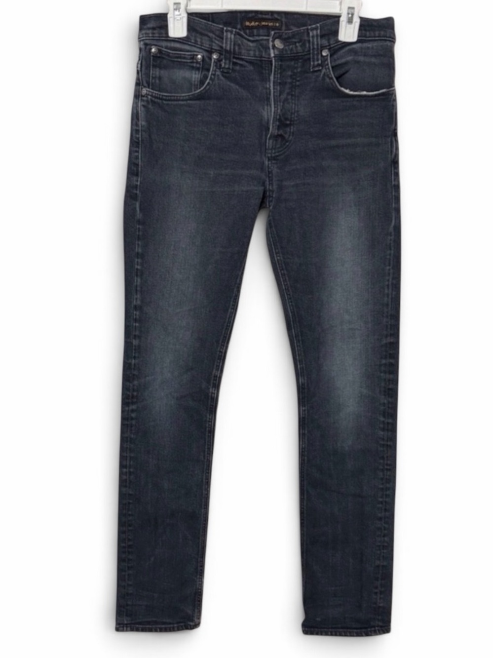 Nudie Jeans Men's Grim Tim Dark Blue Jeans Size 30x32